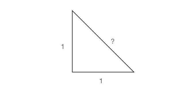 等腰三角形斜边长公式? 第一次数学危机：小小的根号2居然让数学家去杀人